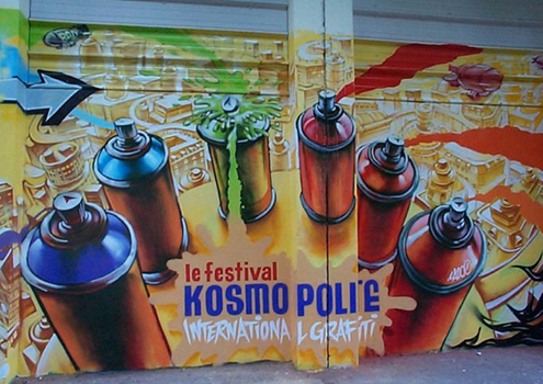 Tổ chức Festival graffiti quốc tế Kosmopolite