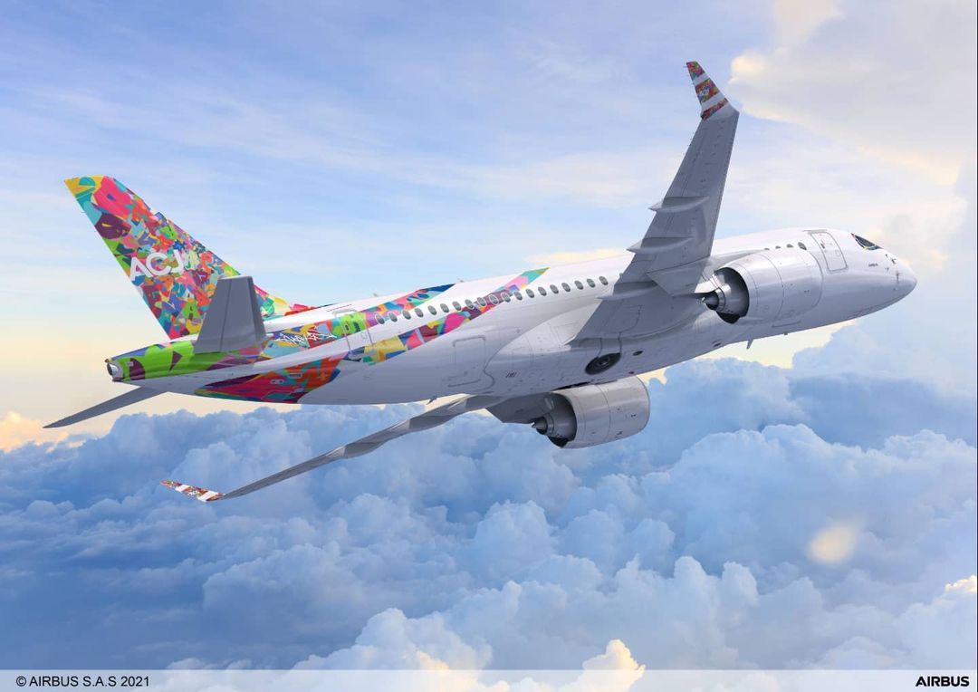 CYRIL KONGO HẾT VẼ THỜI TRANG CHUYỂN QUA VẼ MÁY BAY TƯ NHÂN AIRBUS ACJ220